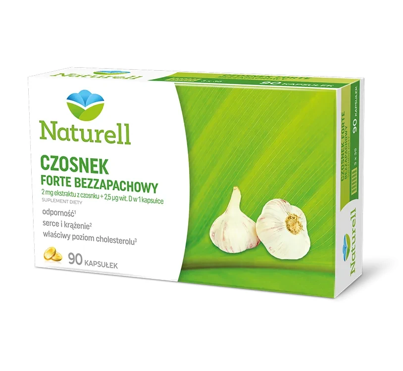 NATURELL Czosnek forte bezapachowy 90 kapsułek