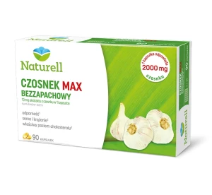 NATURELL Czosnek MAX Bezzapachowy 90 kapsułek