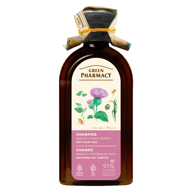 GREEN PHARMACY Szampon przeciw wypadaniu 350ml