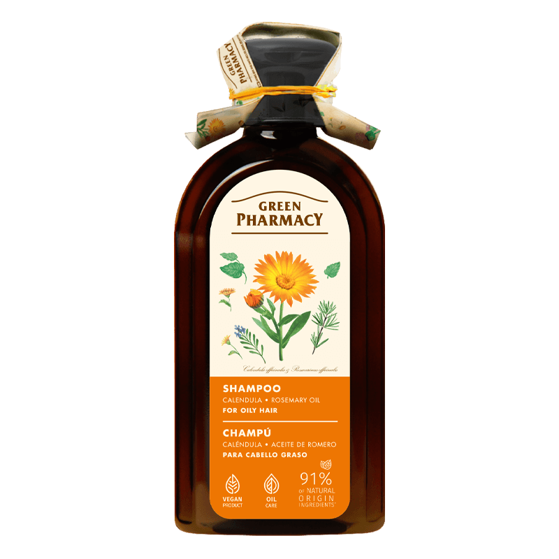 GREEN PHARMACY Szampon do włosów przetłuszczających 350ml