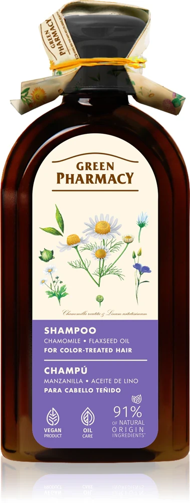 GREEN PHARMACY Szampon do włosów farbowany 350ml