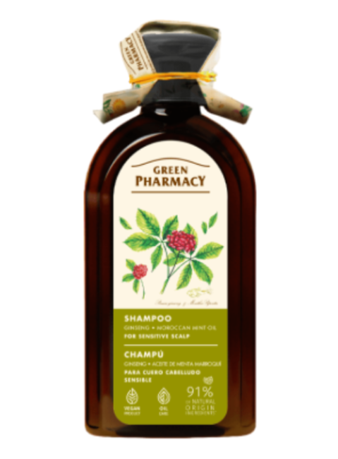 GREEN PHARMACY Szampon do wrażliwej skóry 350ml