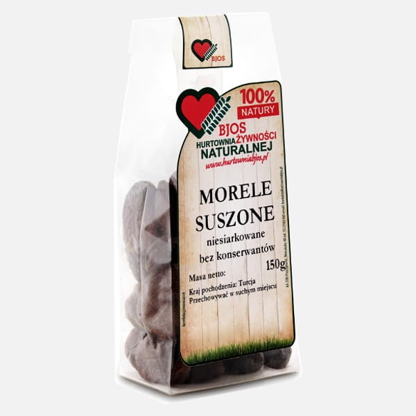 BJOS Morele suszone niesiarkowane 150g