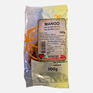BJOS Mango suszone bez cukru 100g