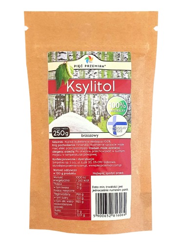 PIĘĆ PRZEMIAN Ksylitol fiński 250g
