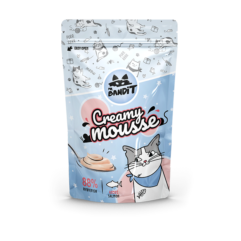 Bandit Creamy Mousse łosoś 60g