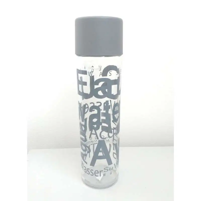 MONDEX Butelka szklana z napisami 550ml