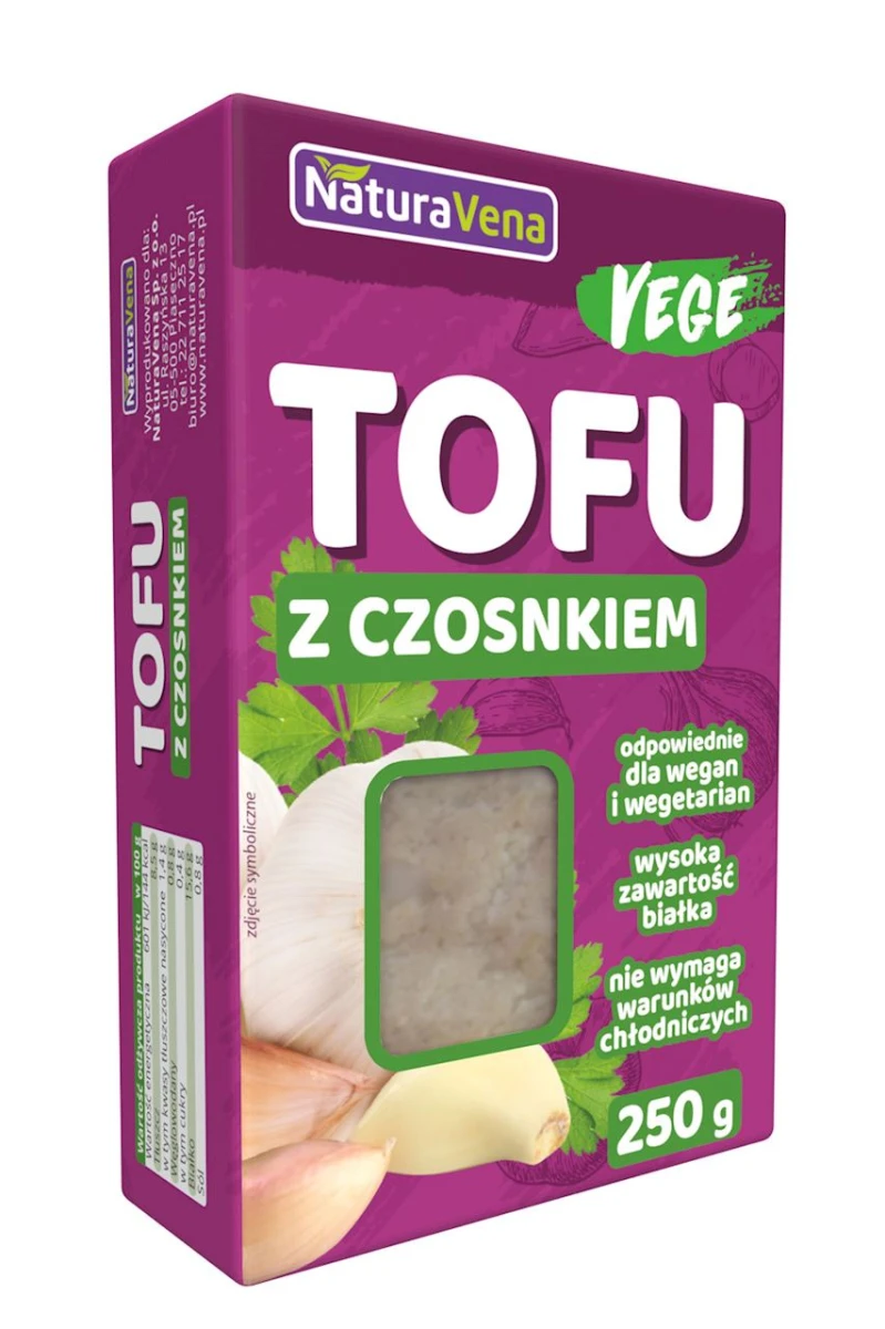 NATURAVENA Tofu z czosnkiem  250 g