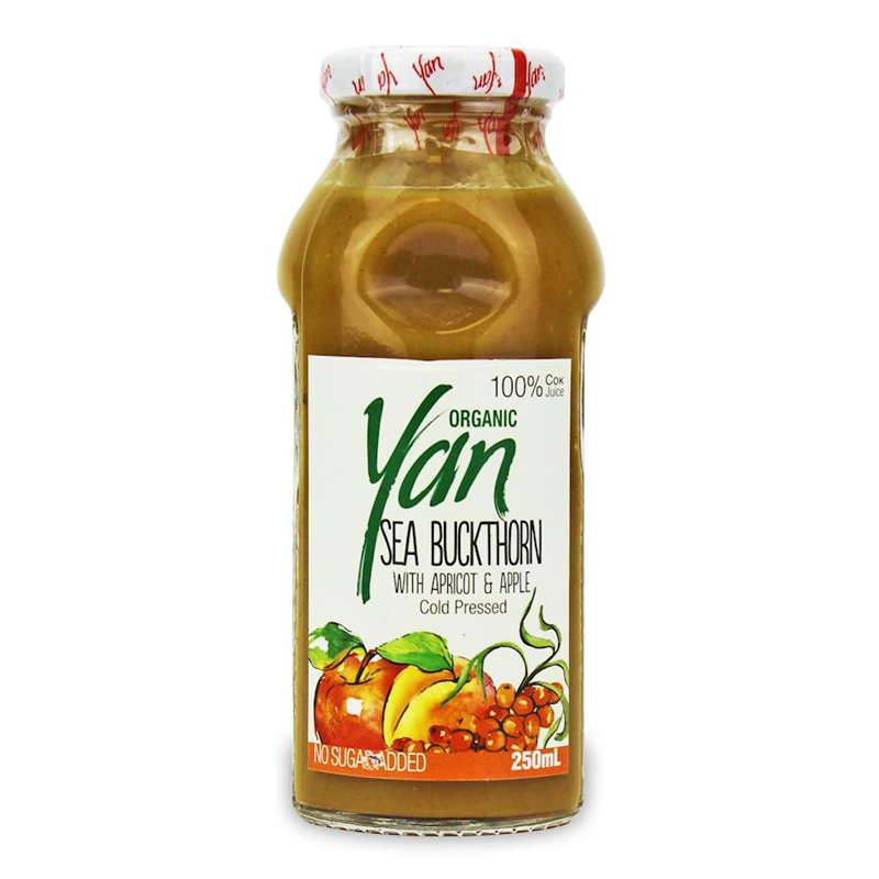 YAN Sok z rokitnika z morelą i jabłkiem 250ml