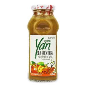 YAN Sok z rokitnika z morelą i jabłkiem 250ml