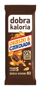 DOBRA KALORIA Baton Orzeszki&Czekolada 35g
