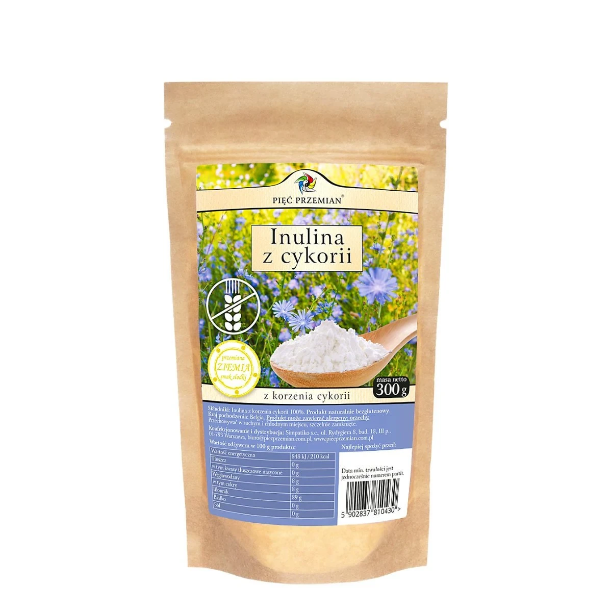 Pięć przemian Inulina z cykorii 300g