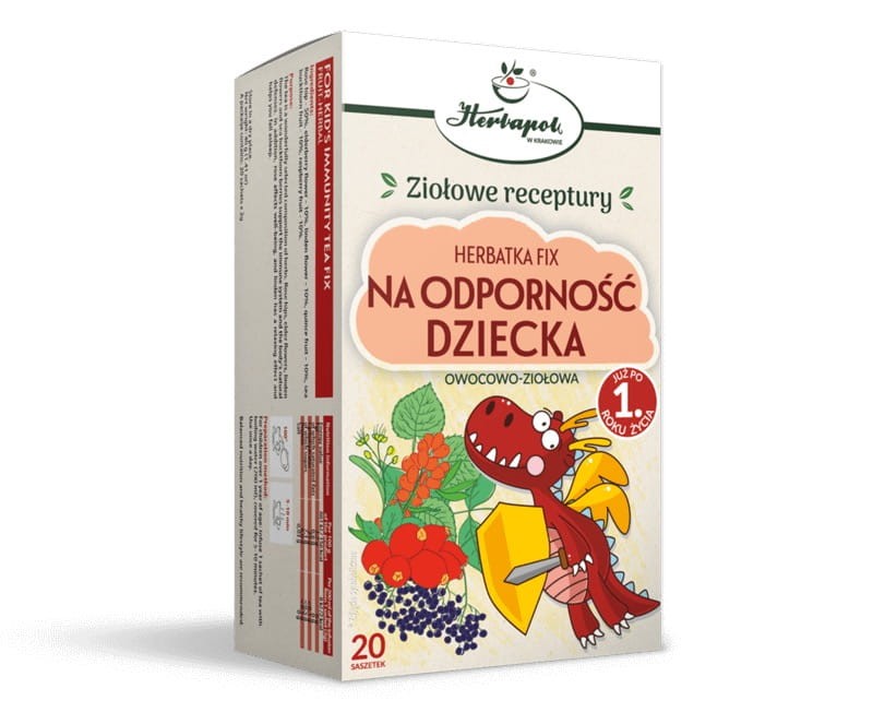 Herbapol Kraków Na odporność dziecka 20 saszetek