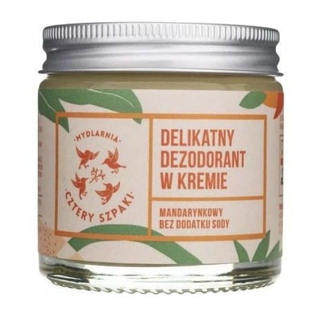 Mydlarnia Cztery Szpaki Dezodorant mandarynkowy w kremie 60ml
