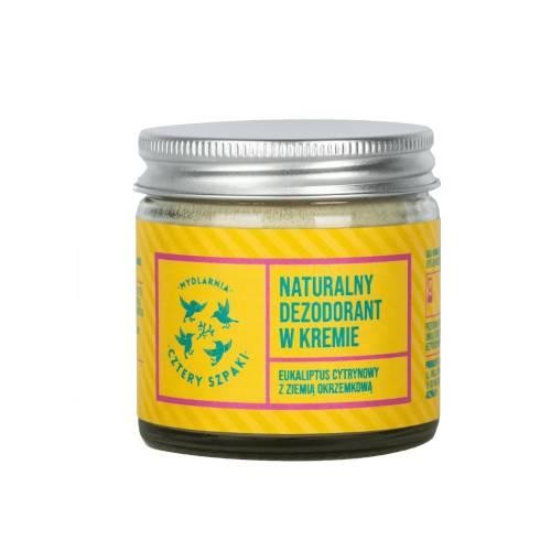 Mydlarnia Cztery Szpaki Dezodorant w kremie Eukaliptus cytryna 60ml