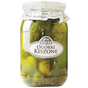 KROKUS Ogórki kiszone 810g (450g)