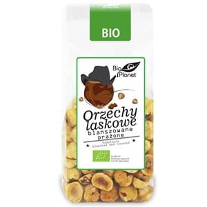 BIO PLANET Orzechy laskowe blanszowane prażone 100g