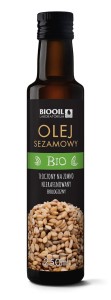 BIOOIL Olej sezamowy zimnotłoczony BIO 250ml