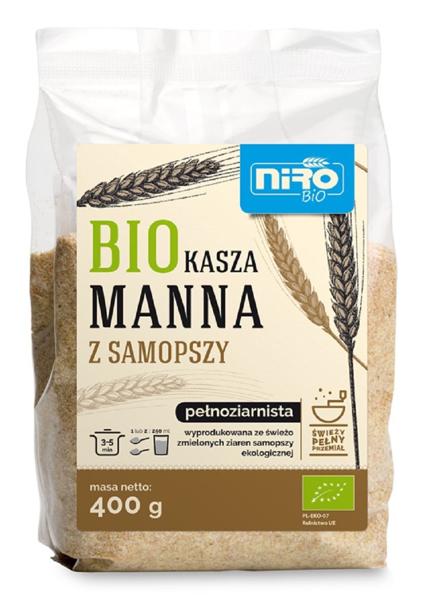 NIRO Kasza manna z samopszy 400g