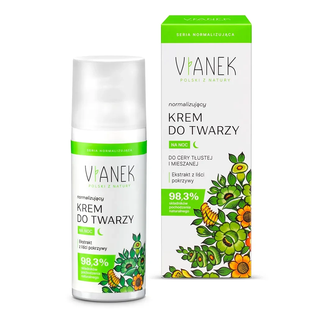 SYLVEVO Vianek Krem do twarzy normalizujący na noc 50ml