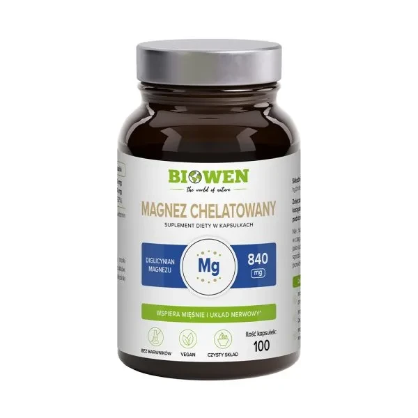 Biowen Magnez chelatowany 100 kapsułek