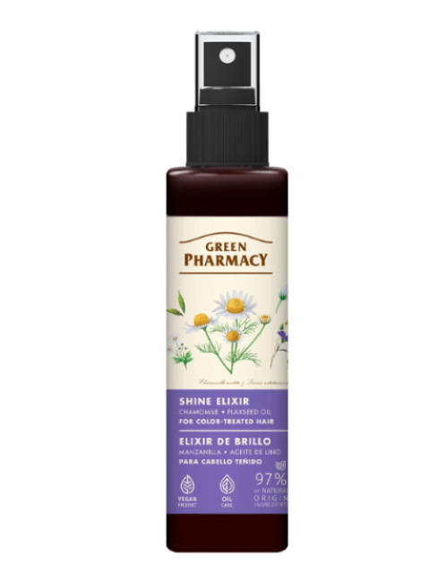 GREEN PHARMACY Eliksir dla blasku włosów farbowanych 150ml