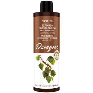 VENITA Trychologiczny szampon przeciwłupieżowy z dziegciem 300ml