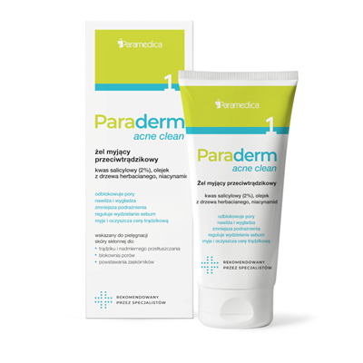 PARADERM Acne Clean Żel myjący przeciwtrądzikowy 150g