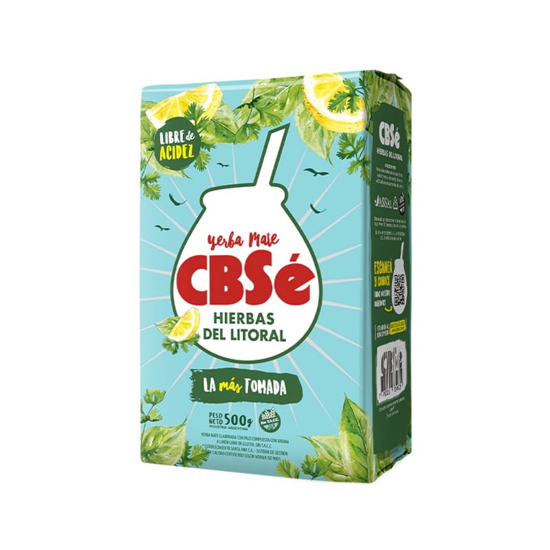 JB Yerba Mate CBSe Hierbas del Litoral 500g
