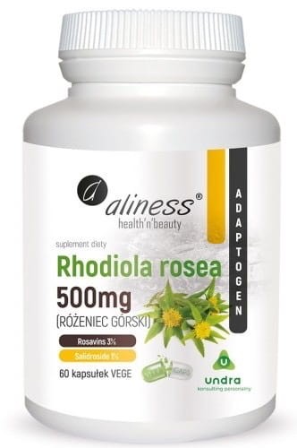 ALINESS Różeniec górski (Rhodiola rosea) 60 kapsułek