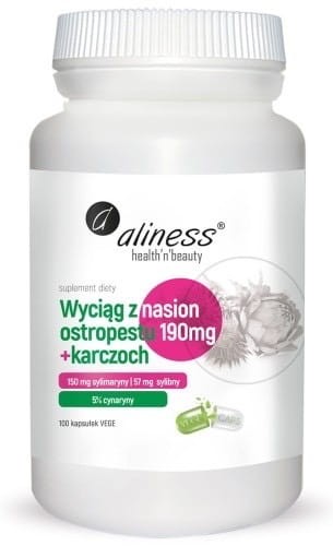 ALINESS Ostropest + karczoch 100 kapsułek