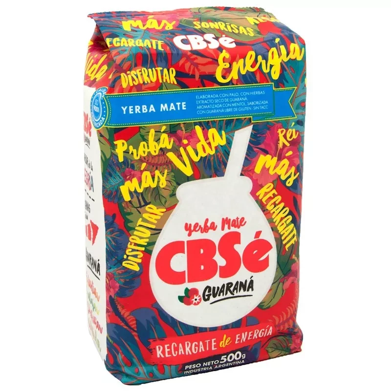 JB Yerba Mate CBSe Energia guarana 500g