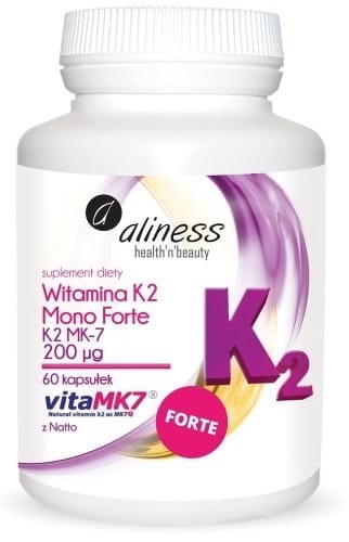 ALINESS Witamina K2 Mono Forte 200mcg 60 kapsułek