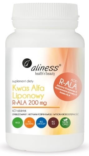 ALINESS Kwas Alfa Liponowy R-ALA 60 tabletek