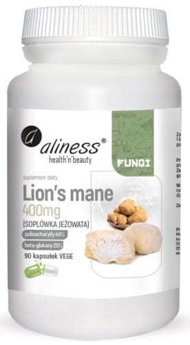 ALINESS Lion’s Mane (Soplówka jeżowata) 90 kapsułek