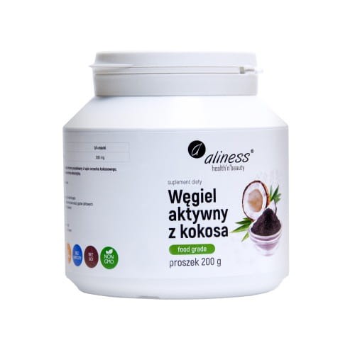 ALINESS Węgiel aktywny z kokosa 200g