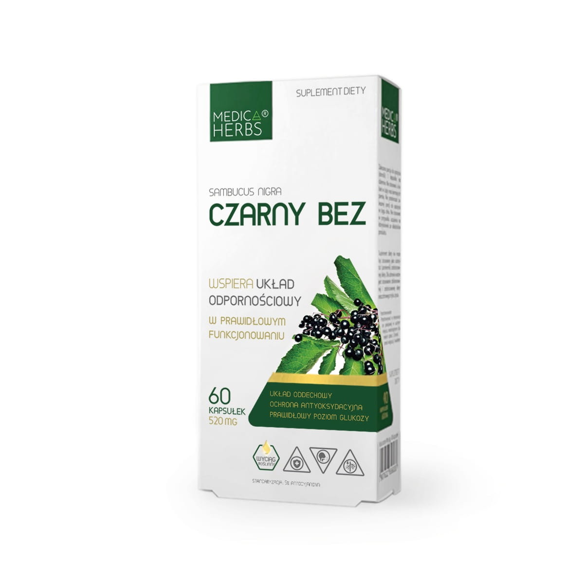 Medica Herbs Czarny bez 60 kapsułek