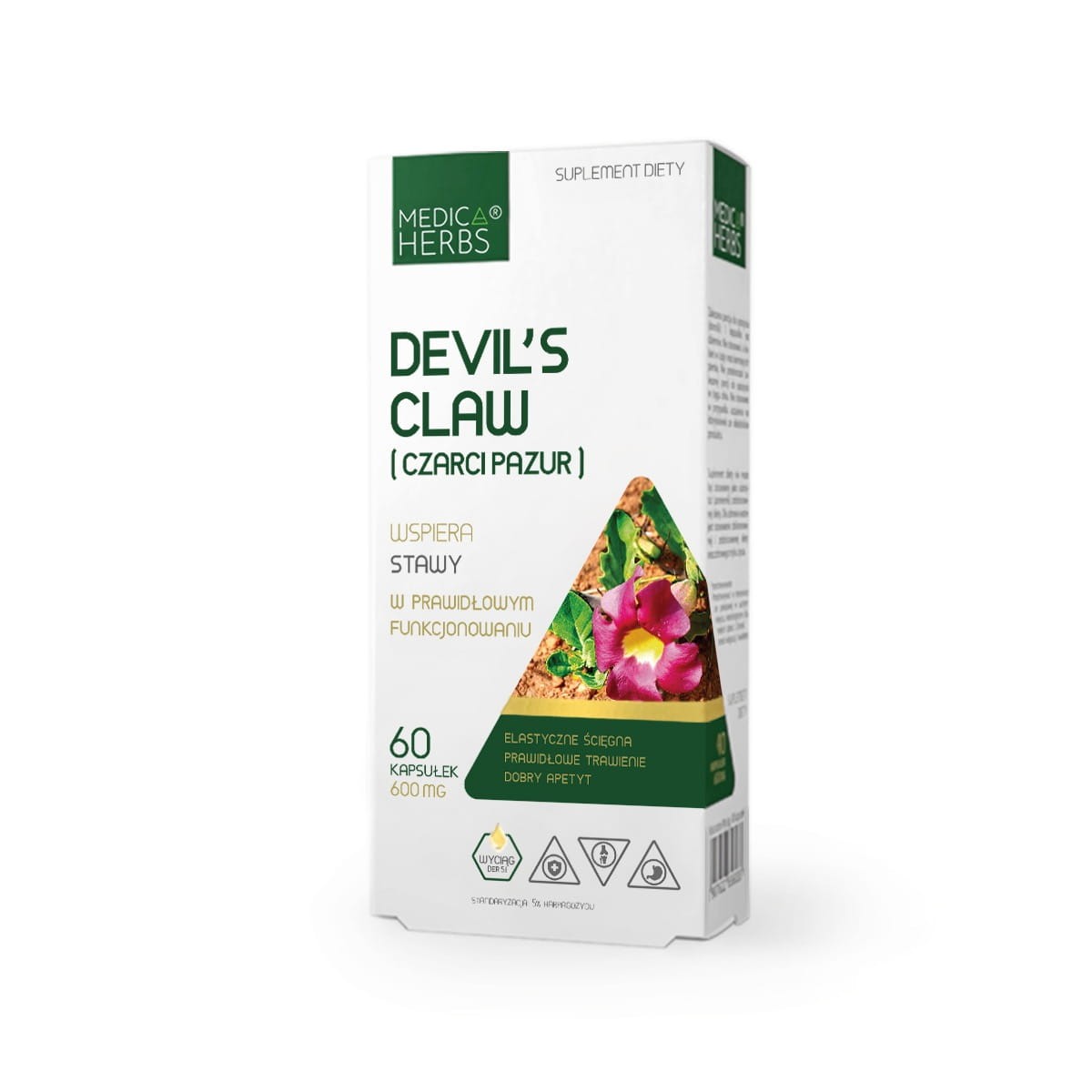 Medica Herbs Devil's claw (Czarci pazur) 60 kapsułek