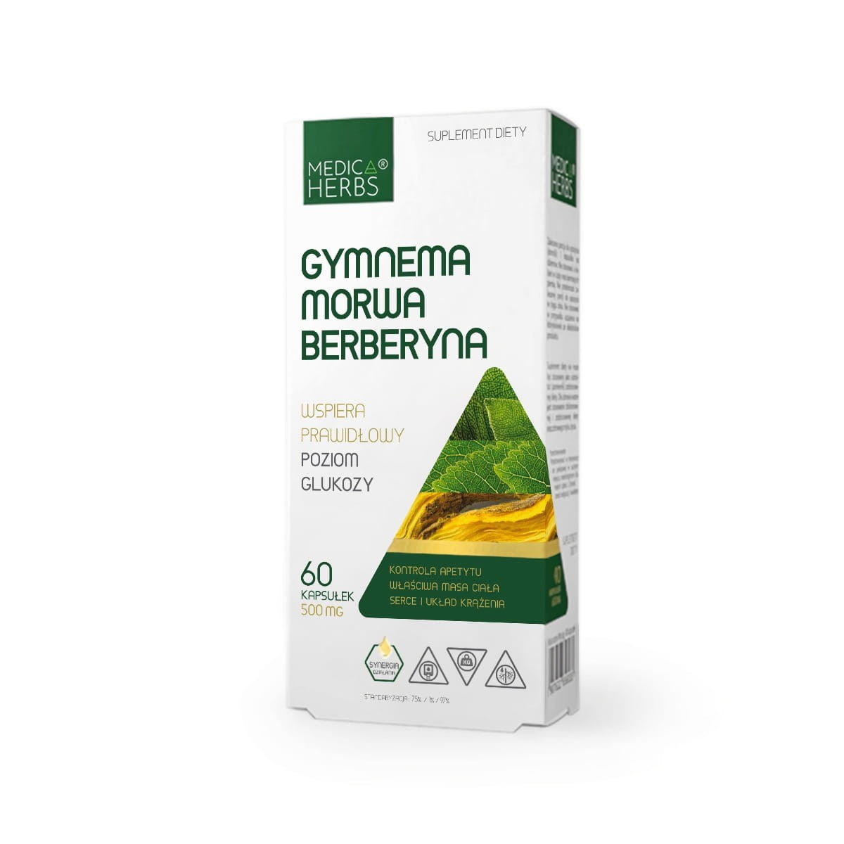 Medica Herbs Gymnema + Morwa + Berberyna 60 kapsułek