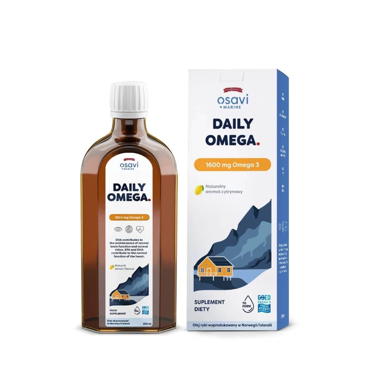 OSAVI OMEGA 3 1600mg cytryna 250ml