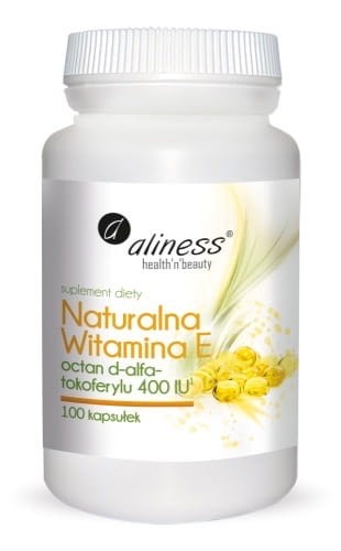 ALINESS Naturalna Witamina E 400IU 100 kapsułek