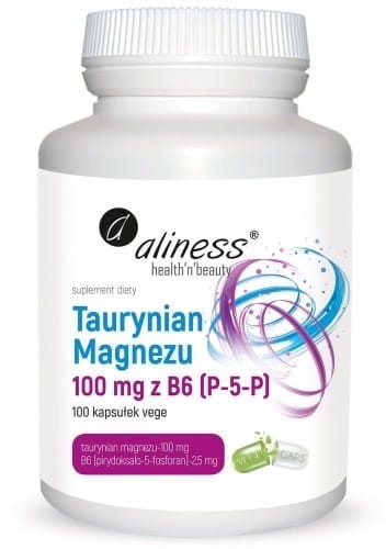ALINESS Taurynian magnezu 100mg 100 kapsułek