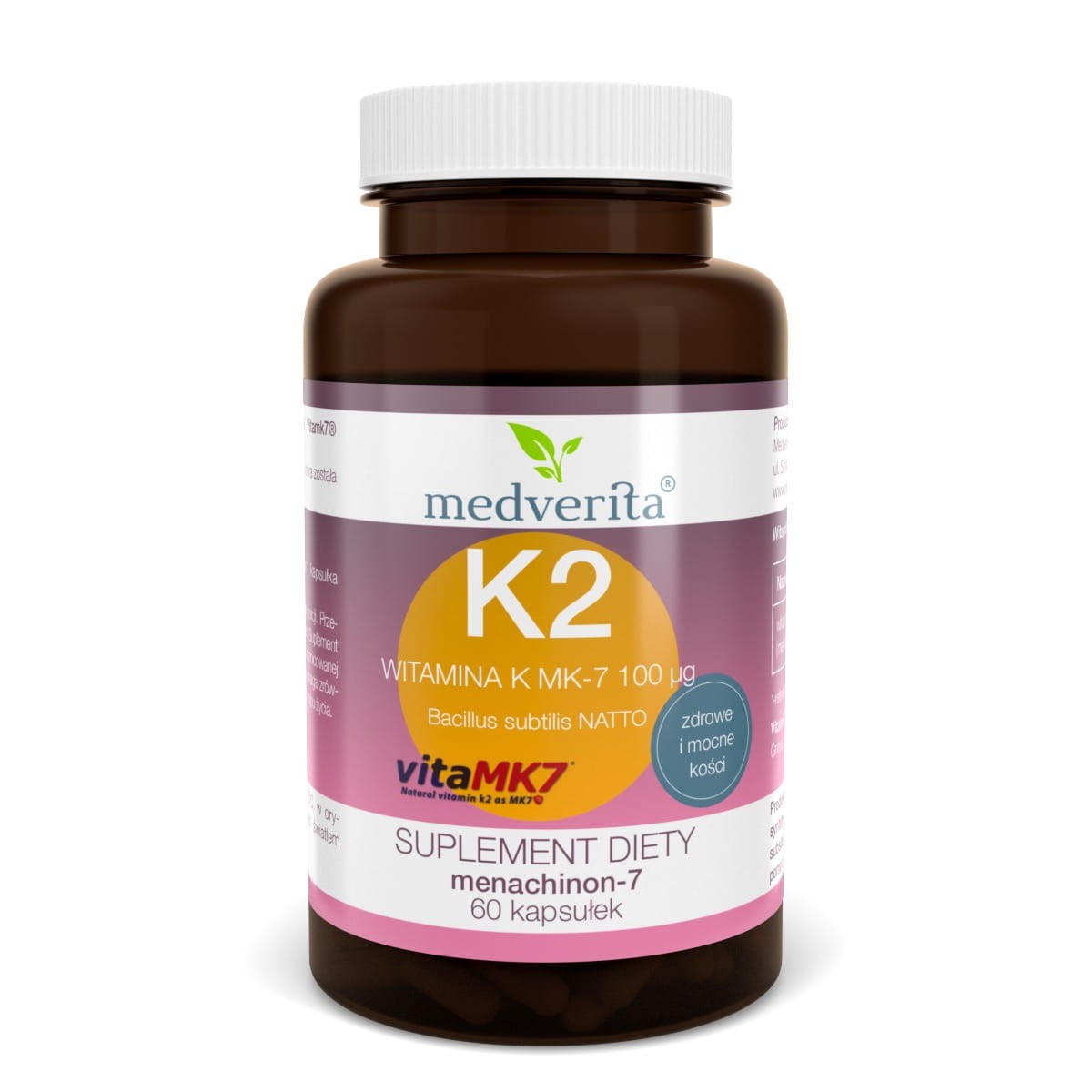 Medverita Witamina K2 MK7 100μg 60 kapsułek