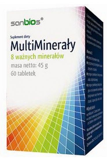 SANBIOS Multiminerały 60 tabletek