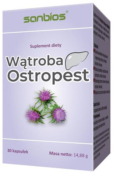SANBIOS Wątroba ostropest 30 kapsułek