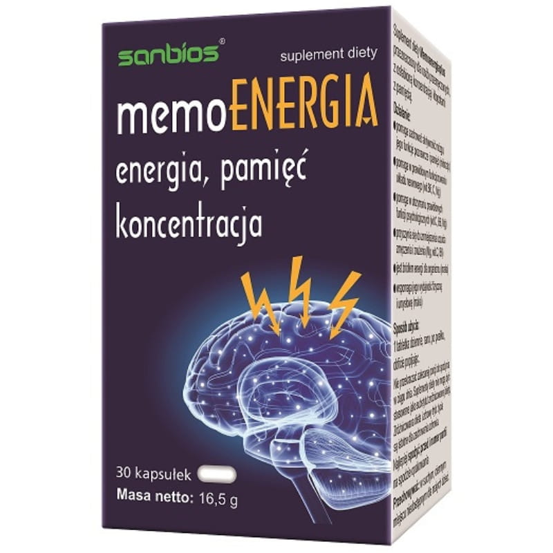 SANBIOS Memoenergia 30 tabletek