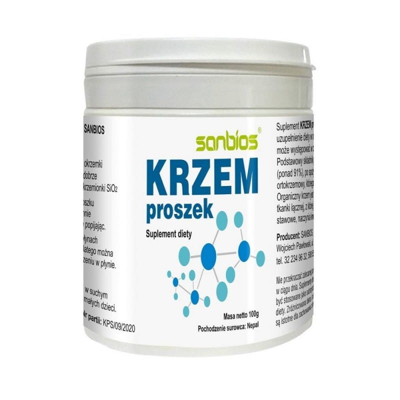 SANBIOS Krzem proszek 100g
