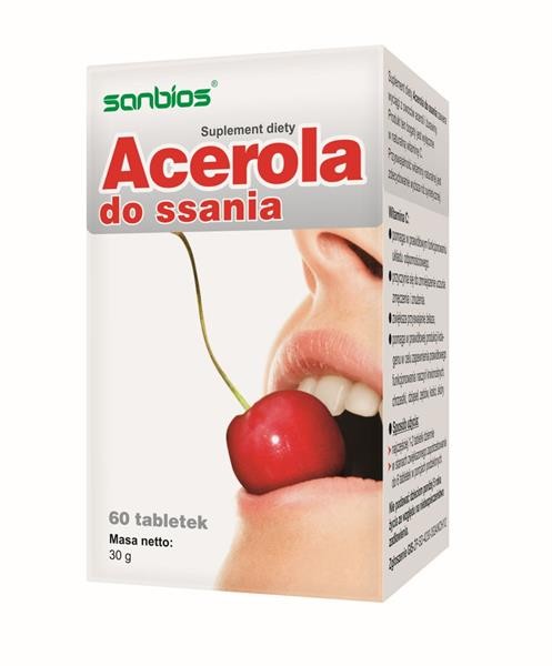 SANBIOS Acerola do ssania 60 tabletek