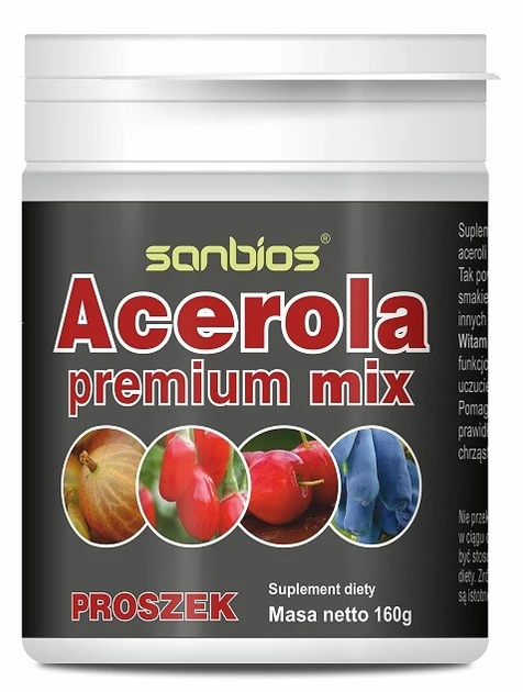 SANBIOS Acerola Premium mix proszek 160g