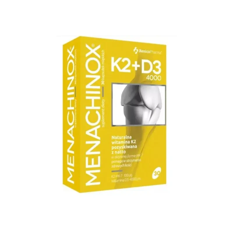 Xenico Menachinox K2 MK7 + D3 Forte 4000 30 kapsułek